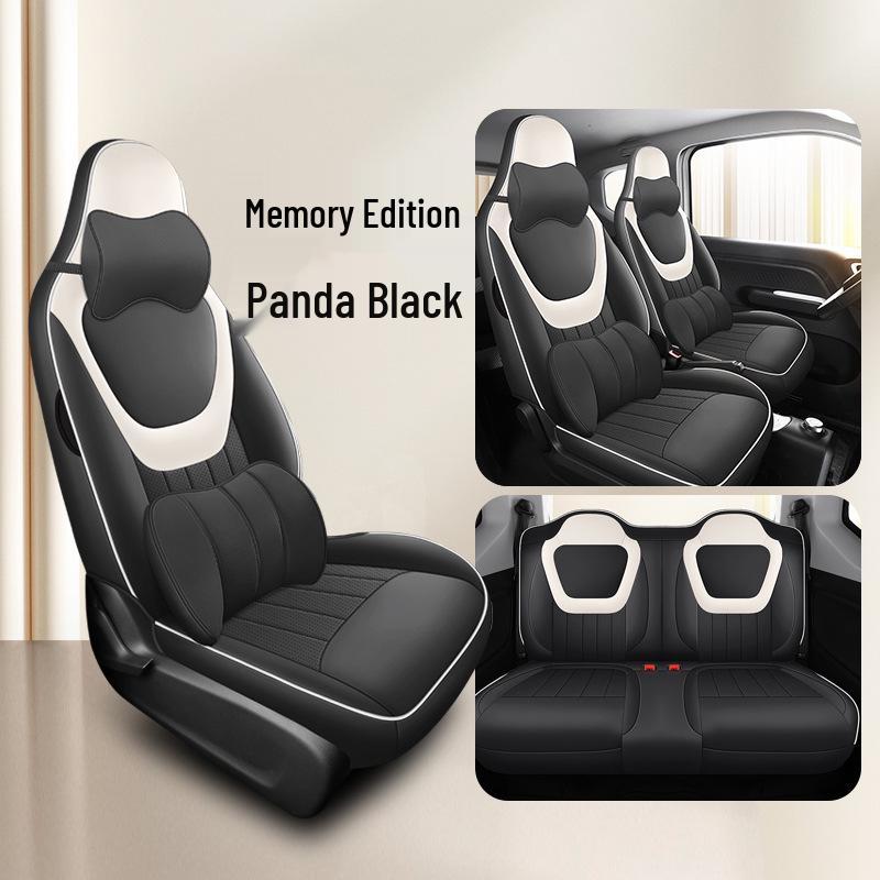 Wuling Hongguang Mini 3rd Gen Nappa Leather Car Seat Cushion - Universal for All Seasons
