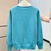 Autumn Winter Stand Collar Fake Two Pieces Knitting Patchwork Top Women Elegant Fashion Bottomed Sweater