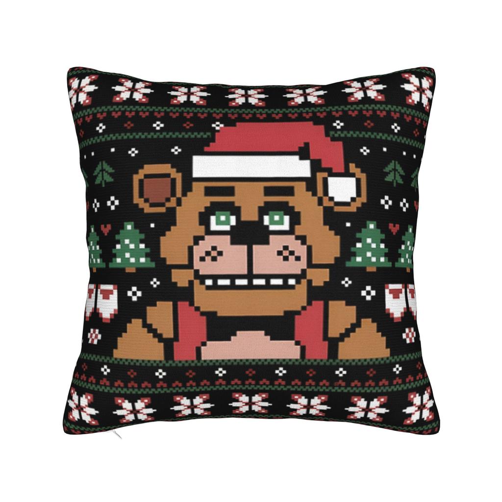 Home Decor FNAF five nights Pillowcase Merch  Pillow Covers Zippered Multi Size