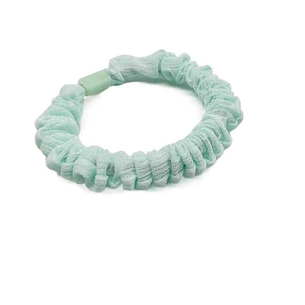 Candy Color Wrinkle Hair Band Korean High Elastic Silk Headband Ponytail Small Intestine Loop Cream Rubber Band