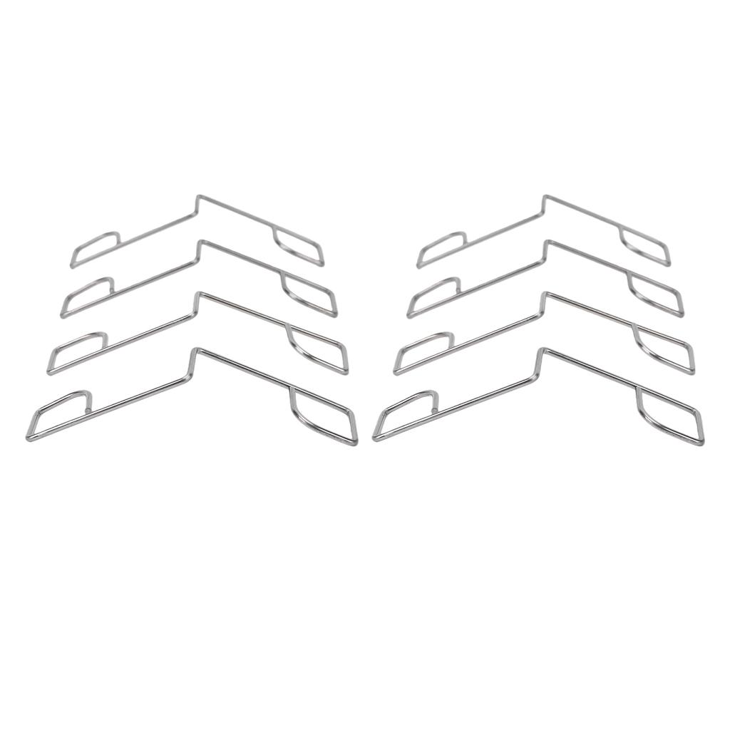 50PCS Fence Panel Clips 304 Stainless Steel Garden Railing Fixing Clamps for Fencing Installation