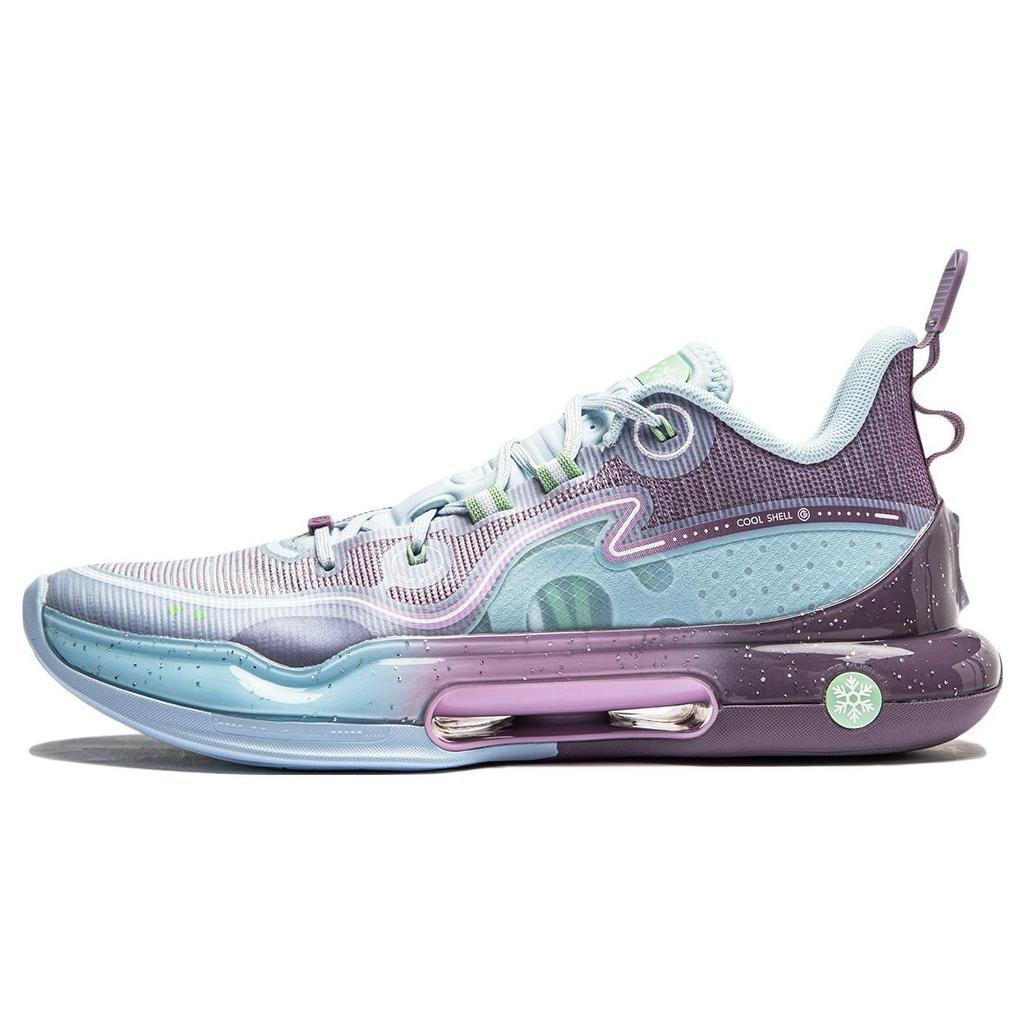 Li Ning Yu Shuai Evolution Low Basketball Shoes Men Sneakers Blue ABAS161-15