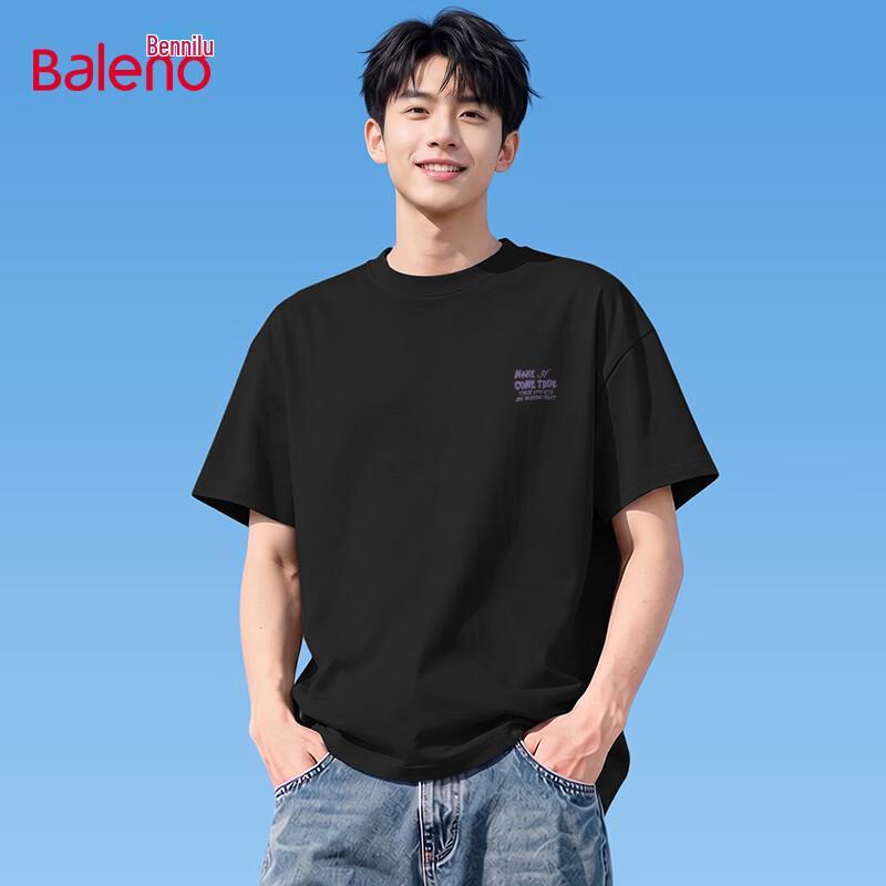 Baleno Men's JPB Letter Print Cotton T-Shirt