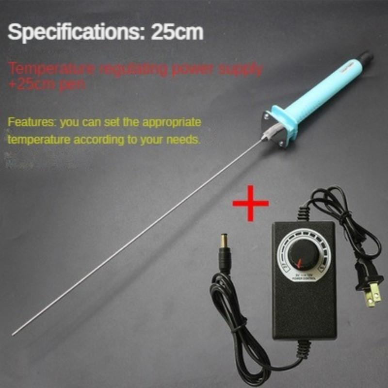 Blue Needle Type Electrothermal Foam Cutting Pen KT Board Engraving Pen Cutting Off Slot Shaped Punching Power Tool