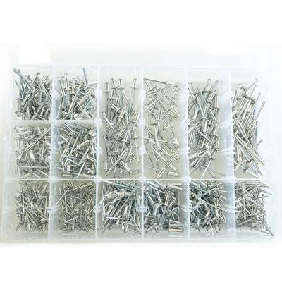 620pcs Aluminum Blind Rivets Assortment Kit - 14 Sizes Available, Including 1/8", 3/16", 3/32", 5/32" Diameter Blind Rivets