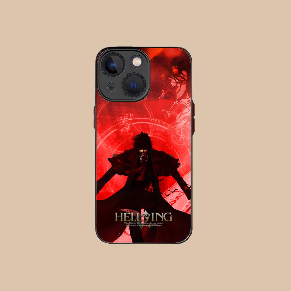 Alucard Hellsing Mobile Phone Case for iPhone 16 15 14 13 12 11 X XR XS 8 7 Pro Max Plus Mini Colour Printing Silicone Cover