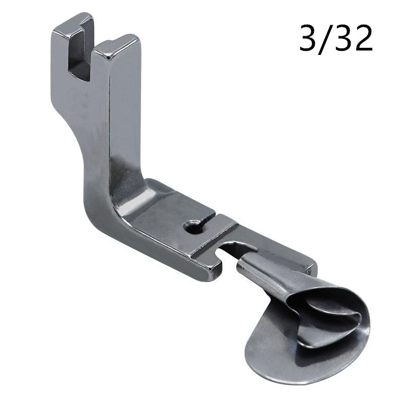 

1 PCS Industrial Sewing Machine Curved Hemming Foot Silk Chiffon Skirt Crimping Presser Foot Hem Pull Tube Presser Foot