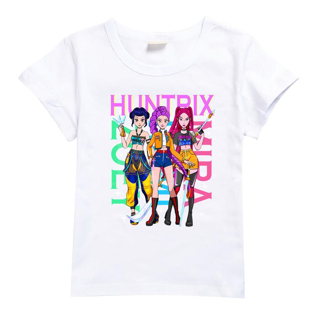

A4040 Kids Girls Rumi Mira Zoey Print Short Sleeves T-Shirt 100cm белый