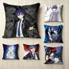 DDate A Live ANIME Cool IItsuka Shido  Pillow Case Square DoubleSided Sofa Cushion Cover Bedroom Bedside Pillow