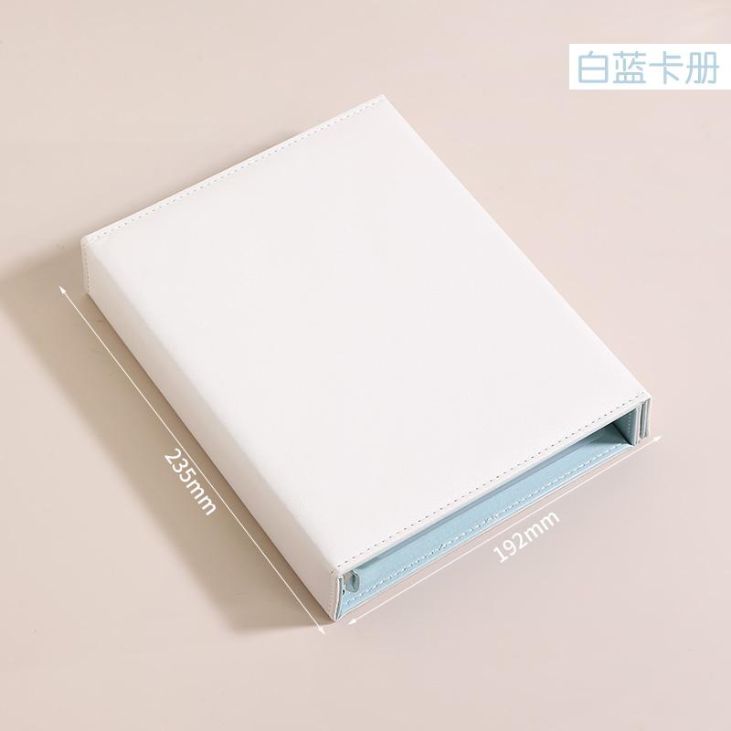 Ordner A5 Kpop Fotokarten Sammelbuch Magnetverschluss Großer Kartenhalter Macaron PU Idol Foto Karten Sammlung