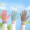 Touchscreen Gloves Winter Fleece Lined Thick Warm Thermal Knitted Gloves Outdoor Fashion Knit Fingerless Gloves Women