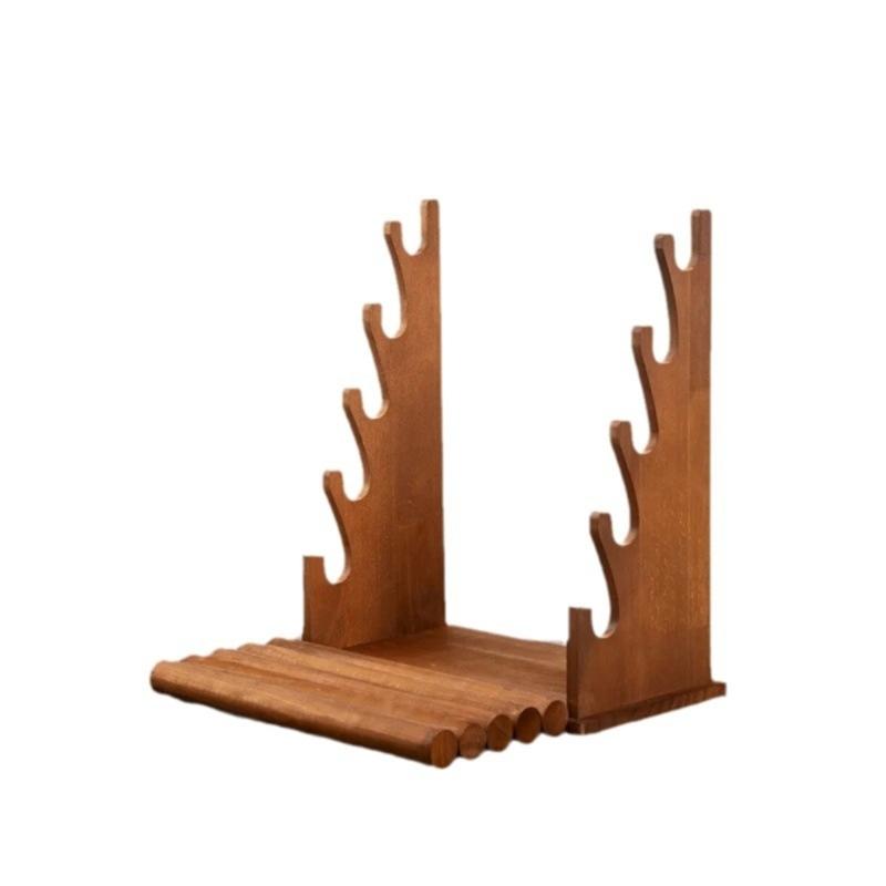 Wood Jewelry Holder for Exhibiting Accessories Bracelets and Bangle Display Rack Elegant Wrist Accessories Organizer