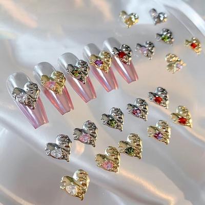 Manicure Decor Love Faux-diamond Design Nail Supplies