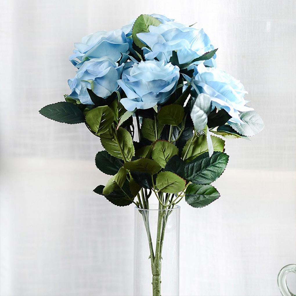 Kunstbloemen Boeket Kunst Rozen Huis Kantoor Decor