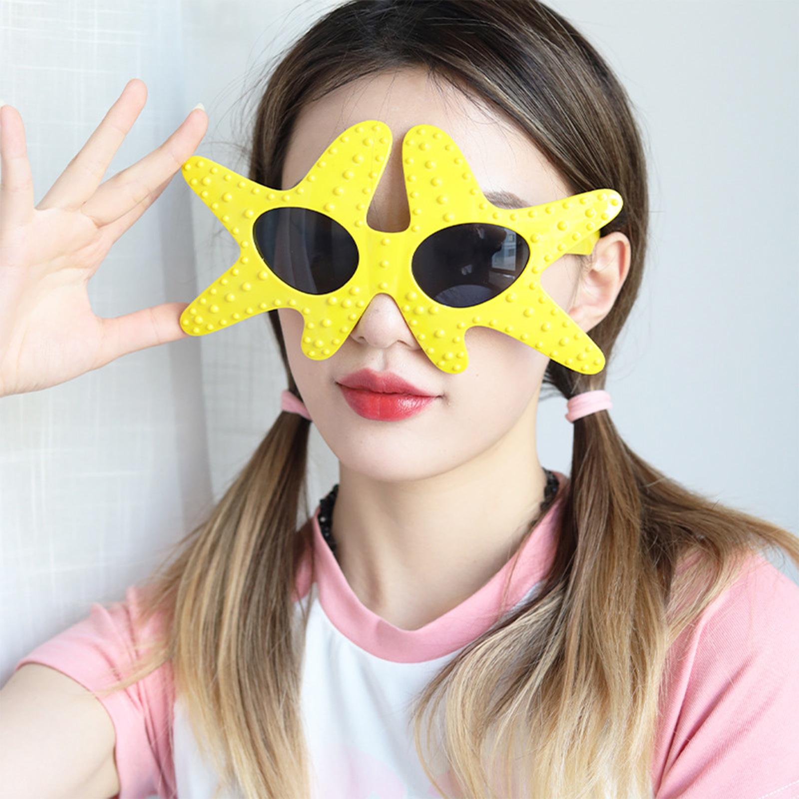 

Пляжные солнцезащитные очки, забавные солнцезащитные очки в форме морской звезды, гавайские тропические очки, солнцезащитные очки для гавайской вечеринки, солнцезащитные очки для вечеринок Luau