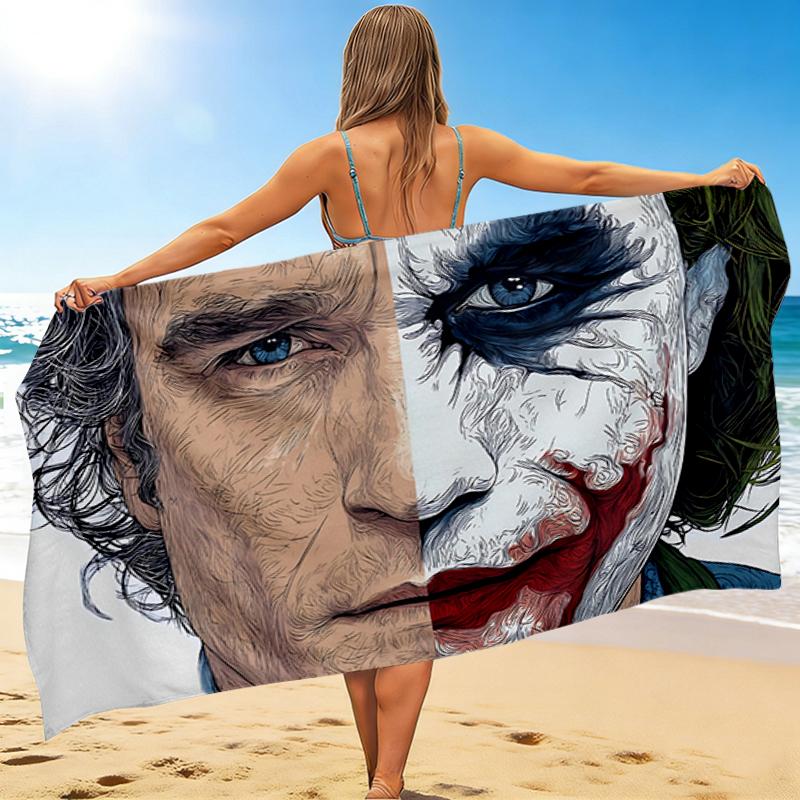 1Pc Dark Soul Beach Towel Quick Dry Multiuse For Beach Pool Gym Yoga Home Travel Christmas Halloween Xmas Gift S1984