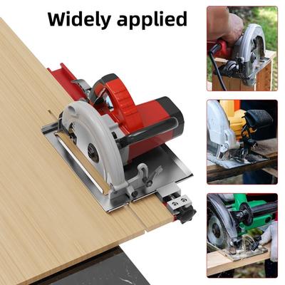 Adjustabl Cutting Machine Base Fixed Ruler Portable Woodworking Cutter 240mm 360mm Precision Ruler Cutting Base Plate