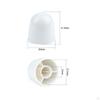 8 Pieces Toilet Bolt Caps Bathroom Accessories Lightweight Easy To Install Practical Screw