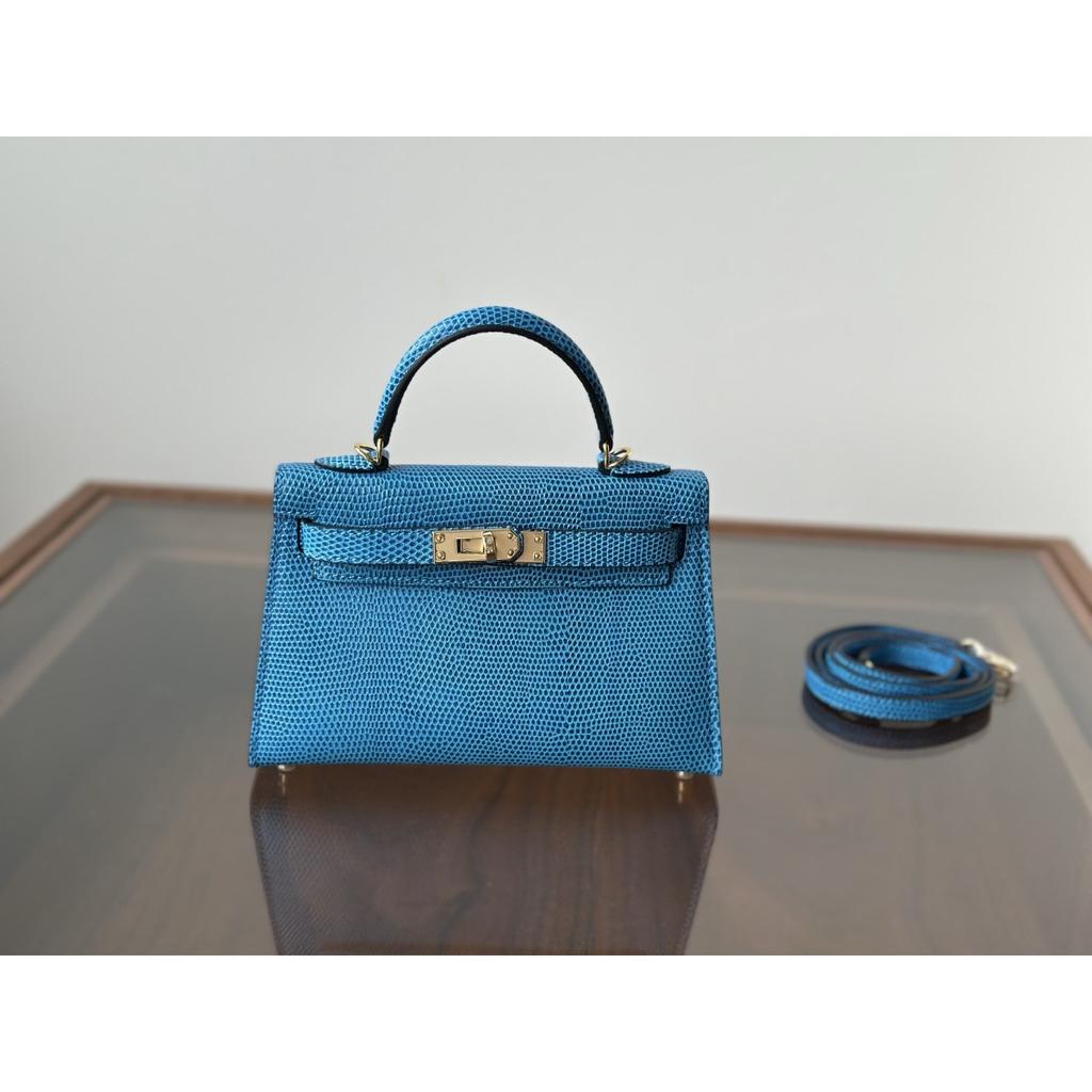 Kazilan 19cm Kelli mini lizard pattern handbag commuter fashion casual simple one-shoulder crossbody bag women's bag