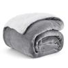 Blanket Bed Throw Sherpa Flannel Blankets Fleece Fluffy Lightweight Microfiber