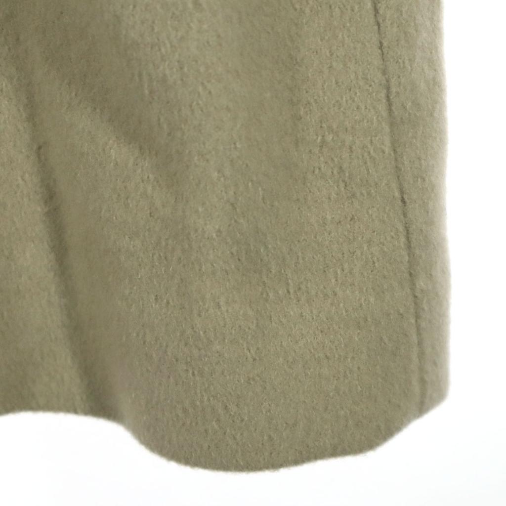 anuans long wool trench coat F beige Women Used
