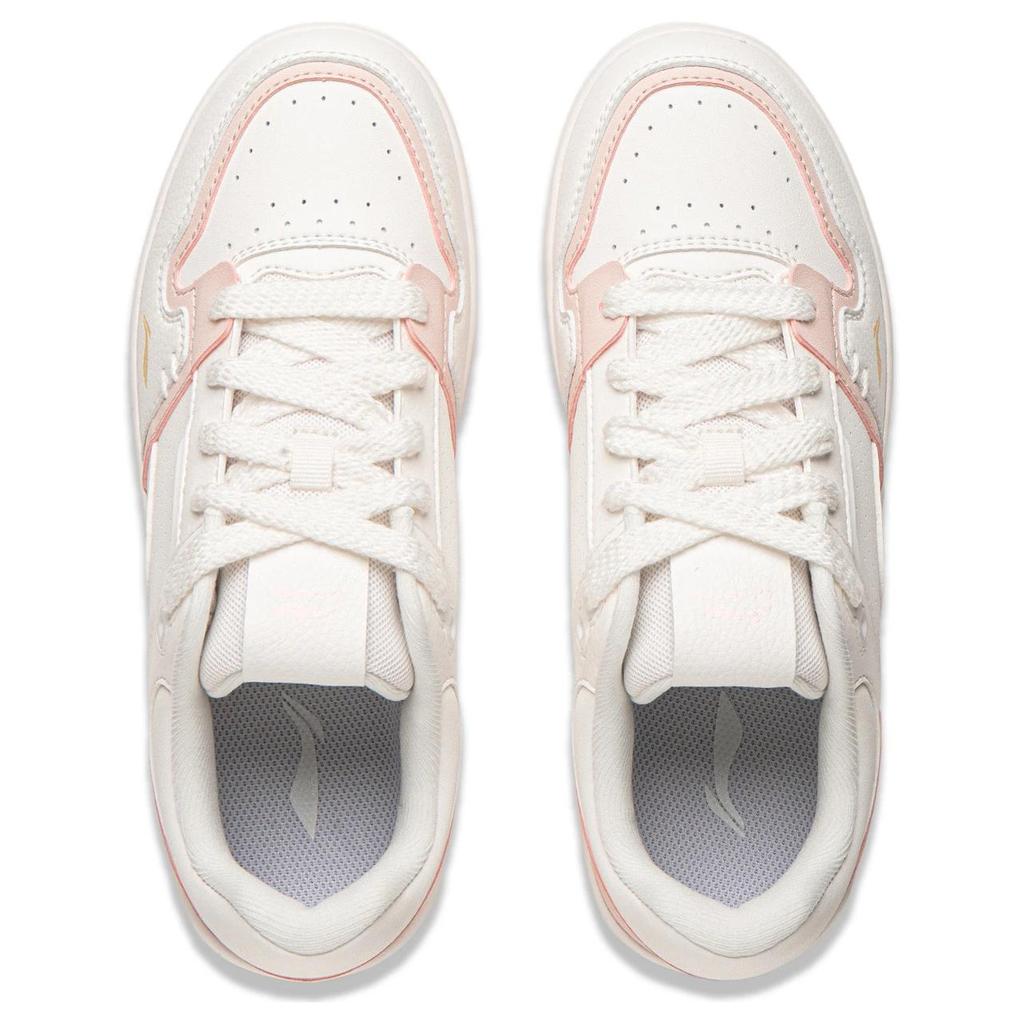 Li Ning Cheese Slip Resistant, Abrasion Resistant, Breathable, Height Increasing Low top Skateboard Shoes Women's AGCU366-1