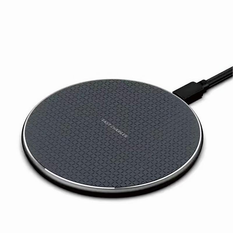 15W Wireless Charger Compatible with Apple & Samsung, 10W Desktop K8 Aluminum Alloy Charger