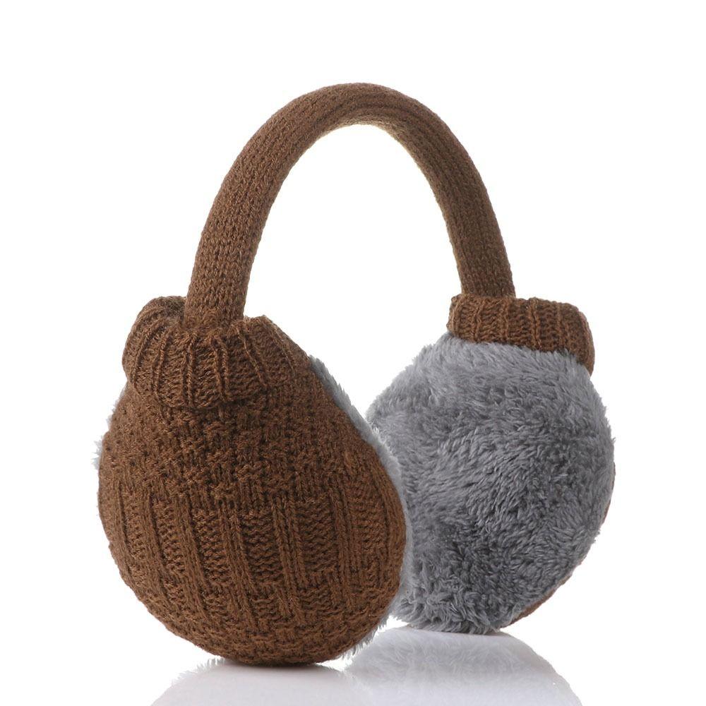 Fashion Winter Warmer Fuzz Ear Cover Knitted Earmuffs Ear Warmers Ear Muffs