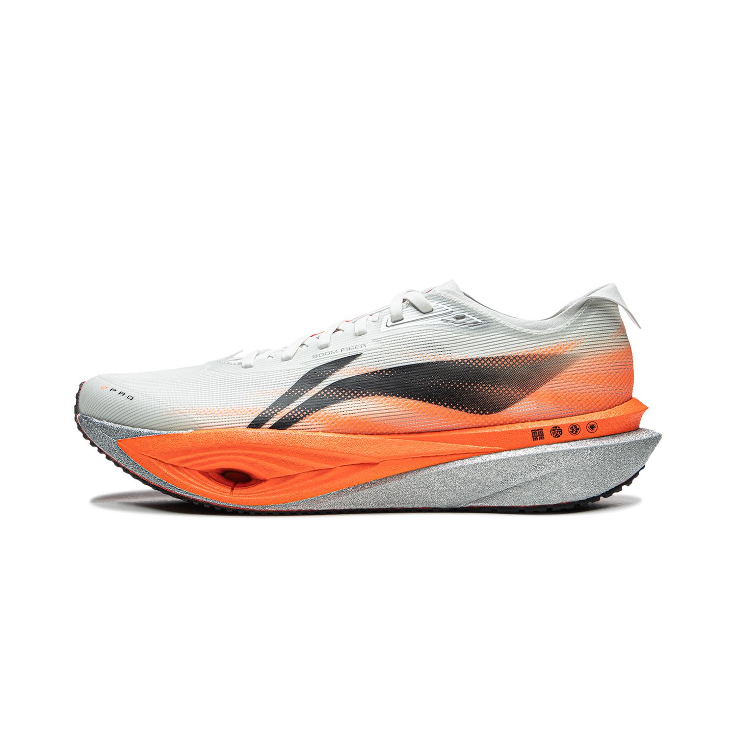 Li Ning Wind Pro 2 Low top Running Shoes Unisex Gray Orange ARPW009-1 36