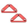 Hard Cargo Rope Hole Allows You To Use Rope Hooks On the Side of the Just Like On a Large HARD CARGO ROPE HOLE Light (Red) - Tailgate, Truck! (for