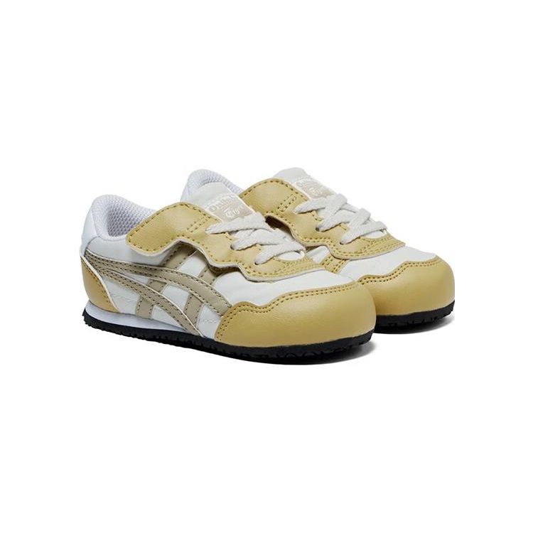 Onitsuka Tiger Comfortable Versatile Shock Absorbing Low Top Walking Shoes Baby Shoes Yellow 1184A083-750