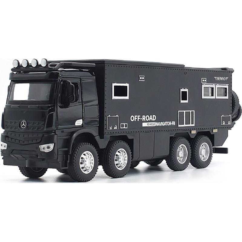 Newao 1:32 Off-Road RV & Motorcycle Alloy Model with Lights & Sound