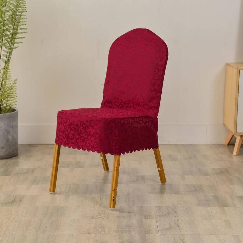 Hotel Professional Nailed Wooden Chair Chair Cover Geometric Pattern Hotel Conference Chair Cover Hotel Household Nailed Universal