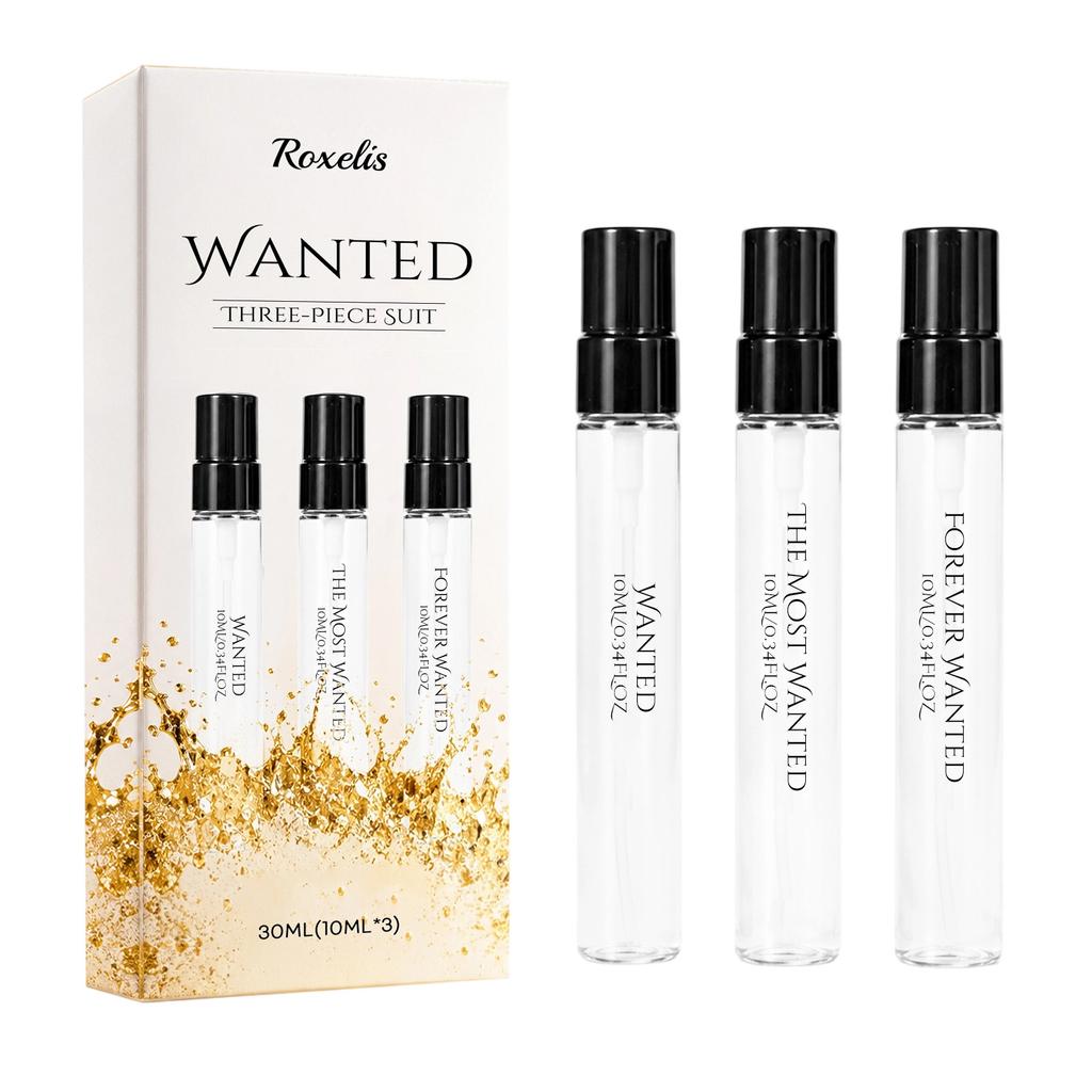 Chasing Perfume Set of 3 Fresh Elegant Light Scent Daily Natural Long Lasting Travel Portable Fragrance 3-Pack 30ml