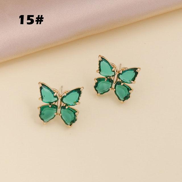 Butterfly Jewelry Multi-Colored Zircon Butterfly Necklace for Women Fashionable Clavicle Chain Pendant Necklace for Women