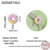 New Product Copper Flat Beads Series-Dream Donuts Charms Fit Original Pan Bracelet For Women Fine Jewelry Gift