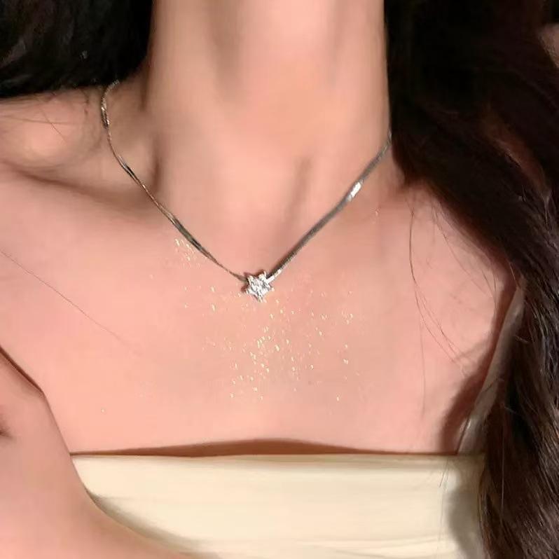 Kalter Wind einfache Schale Schlüsselbein Kette Mode Temperament Trend Design Halskette 2026 neuer trendiger Stil