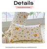 Pure Cotton Three-Piece Bed Sheet Set - Coarse Cloth, Fitted, Suitable for Dorms and Babies