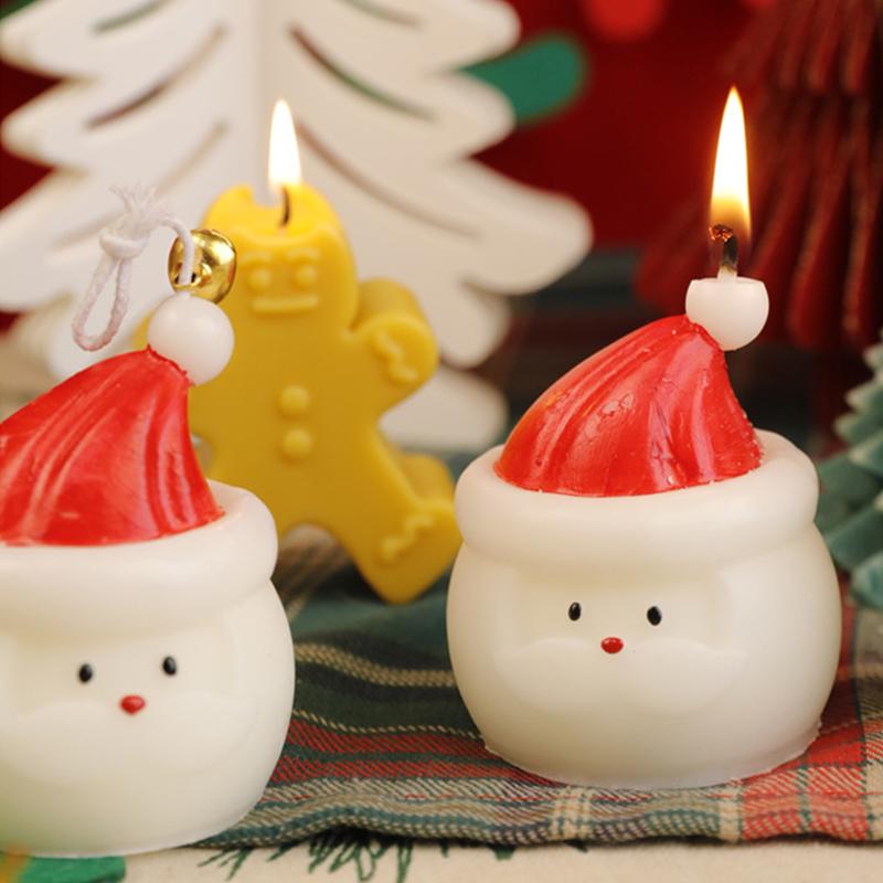 معطر جو للغرفة برائحة الزهور الخضراء اللطيفة، ديكور للحفلات، سانتا كلوز، جو عيد الميلاد، 6x6x7 سم