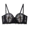 Französische Spitze Ultra-Dünner Trägerloser BH: Hasenohren-Cup, Anti-Hänge-Effekt, Sexy Bandeau-Dessous