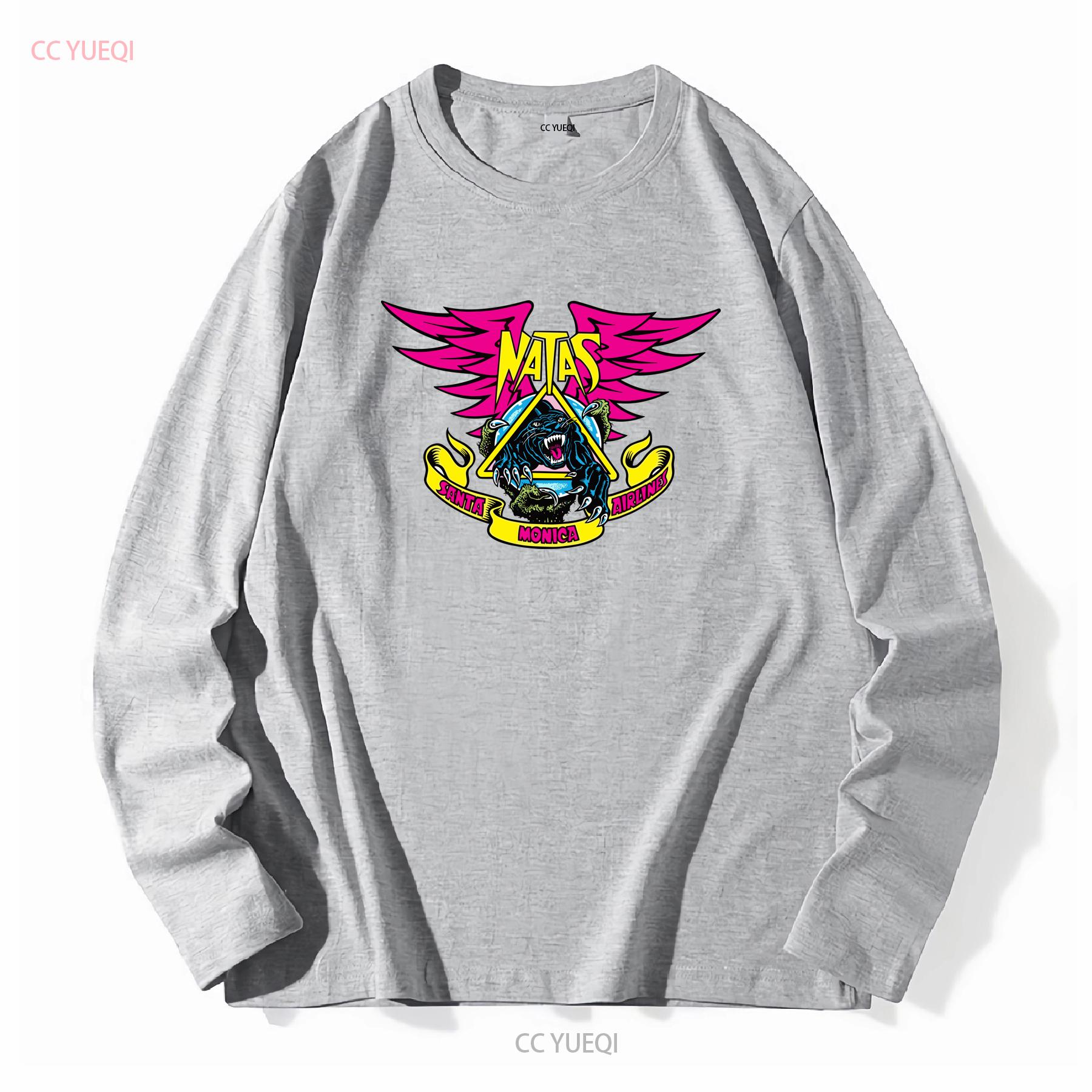 

Santa Monica Airlines Natas Kaupas PANTHER LIMITED Skateboard T Shirt WHITE vintage Washed Stretched Top For Everyday Wear 3XL