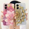 Für Oppo A6t Pro 4G Hülle CPH2849 Luxuriöse Blumen Candy Bemalte Abdeckung Weiche Silikonhülle Für Oppo A6t 5G OppoA6t Pro 4G Funda Taschen
