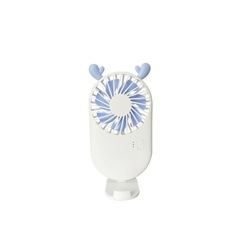 Handheld Mini Usb Fan With Holder Portable And Adjustable For Outdoor Travelling