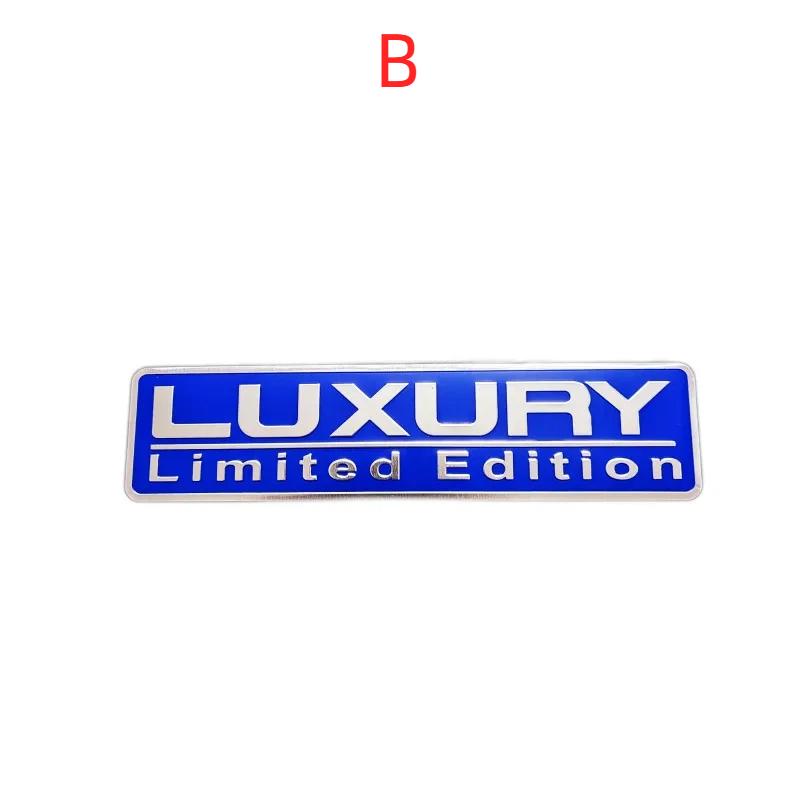 Alloy Luxury Limited Edition Car Body Emblem Rear Trunk Badge Sticker