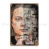 Greta Thunberg Metal Plaque Poster Wall Cave Cinema Wall Cave Garage Decoration Create Tin Sign Poster
