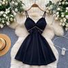 Summer Women Sexy V-neck Spaghetti Strap Club Party Mini Short Dresses For Girls