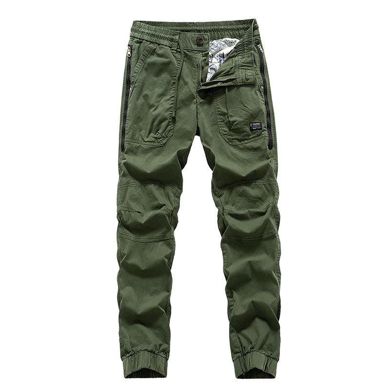 

New Overalls Men s Retro Men s Trousers Industrial Style Men s Loose Casual Pants High-end Men s Clothing 29 армия зеленый