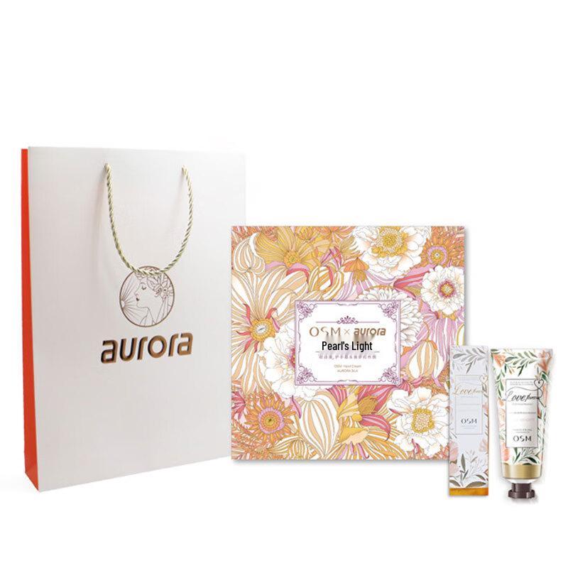 Aurora Mulberry Silk Scarf & Hand Cream Gift Set
