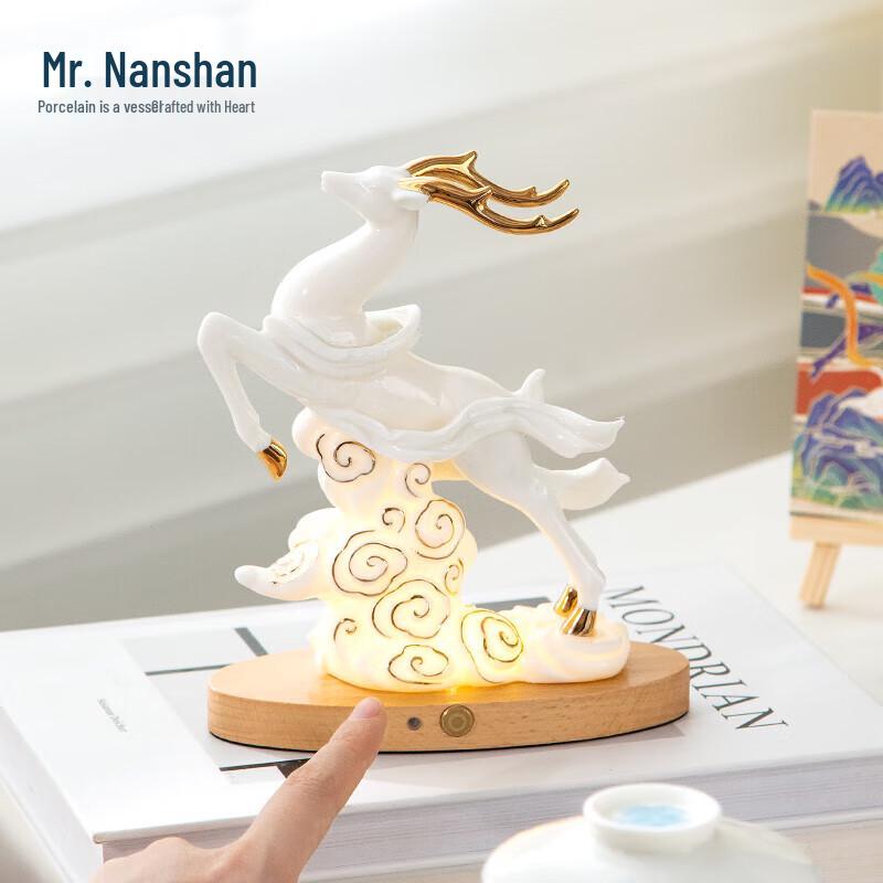 Nanshan Xiansheng Nine-Color Deer Tea Infuser Ceramic Office Mug