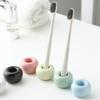 Yousheng 2PCS Toothbrush Holder Ceramic with Hollow Design Stand Multi-Purpose Makeup Brush Holder for Bathroom